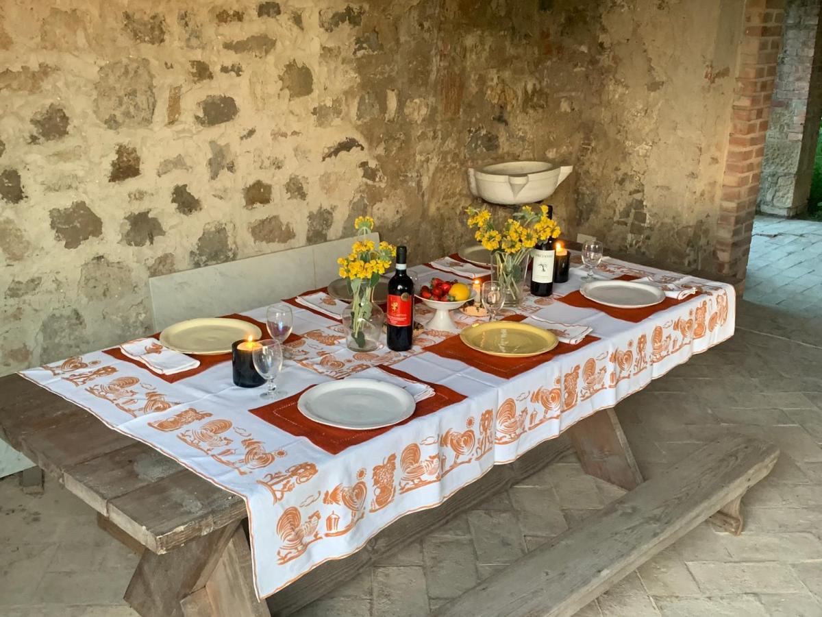 Podere Fontebernardi Casa Con Vista Su Pienzaヴィラ エクステリア 写真